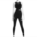 Custom Women Gym One Piece Jumpsuit Sportswear Workout Fitness Yoga Wear Set